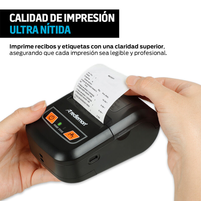 Impresora Portátil Mini Inalámbrica Bluetooth P... image number null