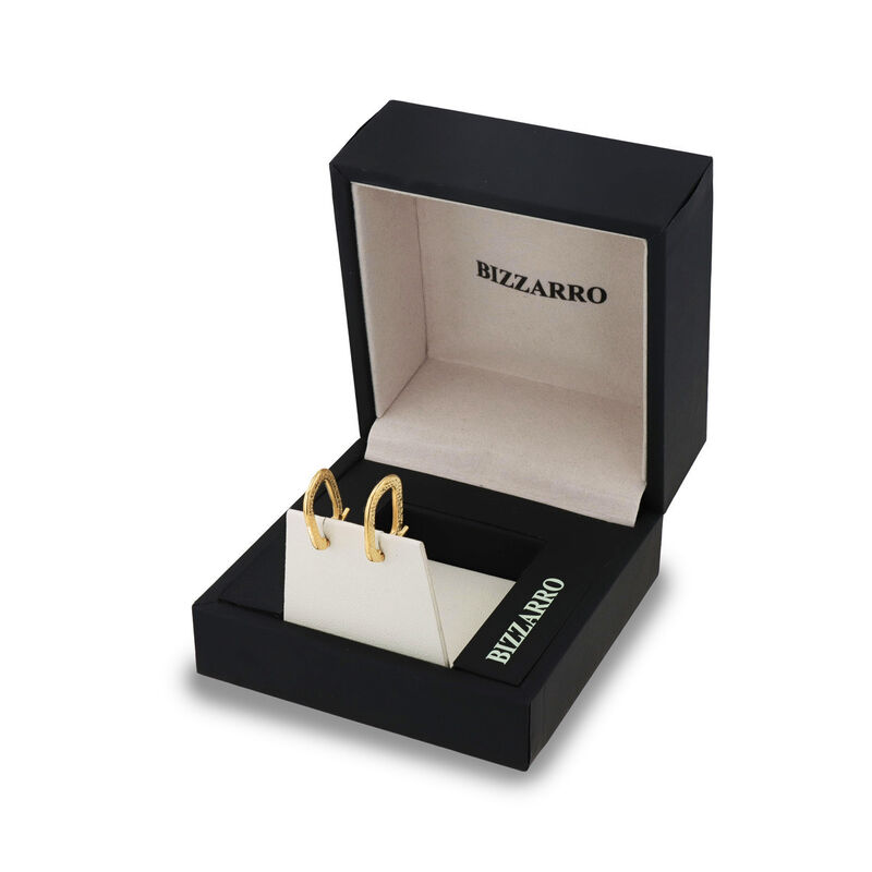 Arracadas Rectangulares Diamantadas 10k | Joyer... image number null