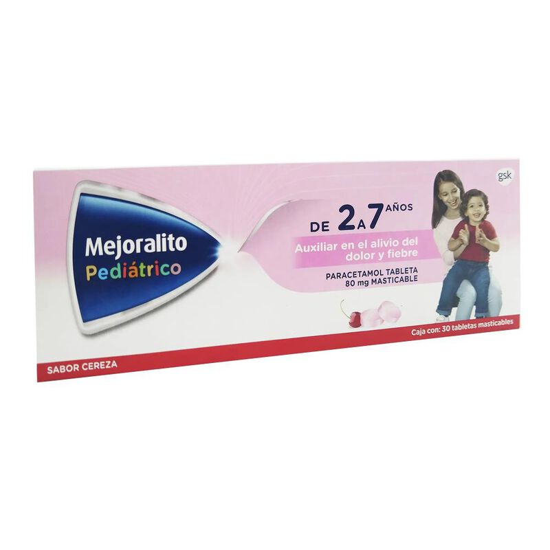 Mejoralito Ped 80 Mg 30 Tableta(s) image number null