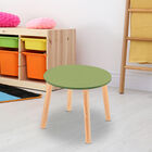 Mesa Infantil de Madera Circular para Niños-Verde