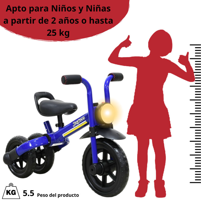 Triciclo 3 En 1 Para Ni&ntilde;os Con Bast&oacute;n, Bici Y B... image number null