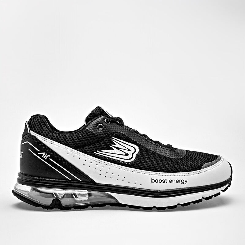 Boost Tenis deportivo para hombre. Negro blanco image number null