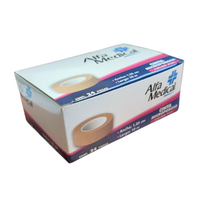 Cinta Microporosa Piel Alfa Medical 1.25cm X 10... image number null