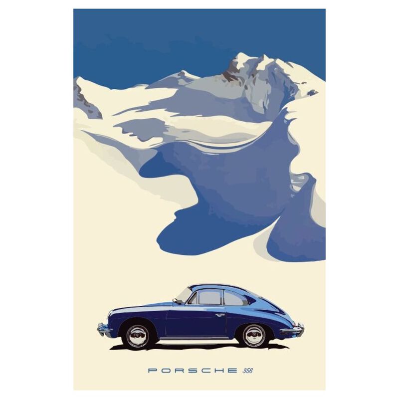 Cuadro Decorativo Impreso 40x60cm Porsche image number null