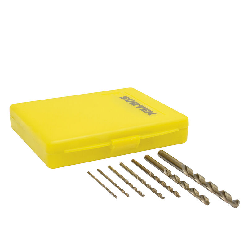 Juego de brocas con cobalto de acero de alta ve... image number null