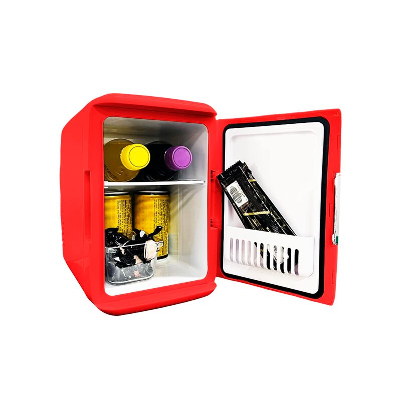 Mini Refrigerador Frigobar Rojo Multifuncional ... image number null