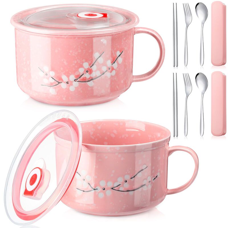 Taz&oacute;n Para Sopa Tanlade 2 Unidades 890ml Rosa c... image number null