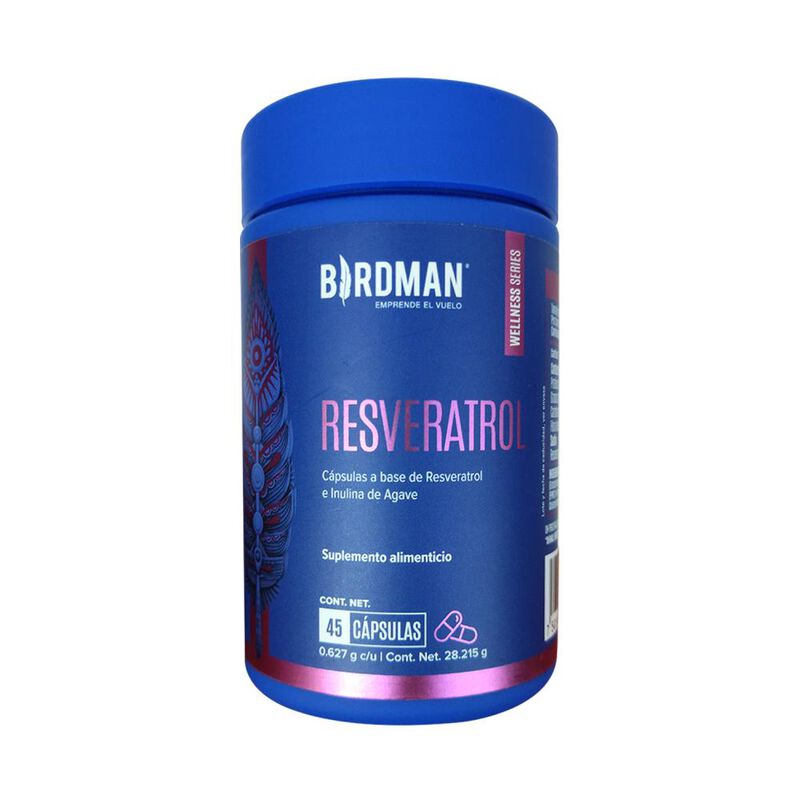 Resveratrol 45 Capsulas Birdman image number null