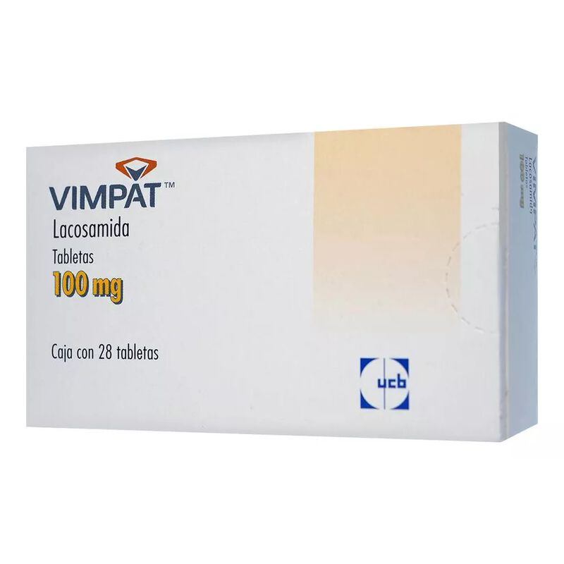 Vimpat Tabletas 100 Mg, 28 Tabletas image number null