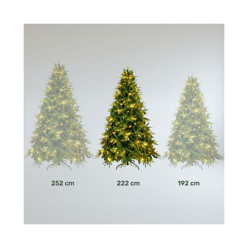 Arbol Navidad Luces Led 2.20m Pino Navide&ntilde;o Fro... image number null