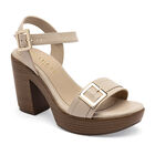Paulie zapatilla abierta para mujer beige cod 140764-E
