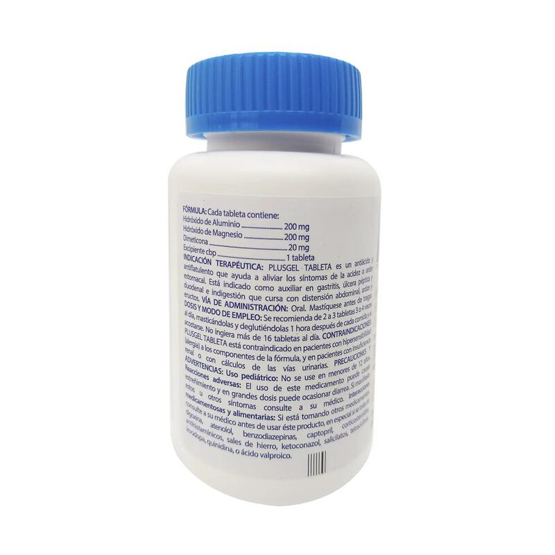 Plusgel 200/200/20 Mg 50 Tableta(s) image number null
