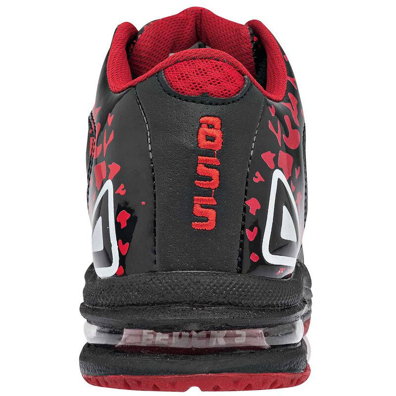 Eeder'S Tenis deportivo para hombre negro rojo image number null