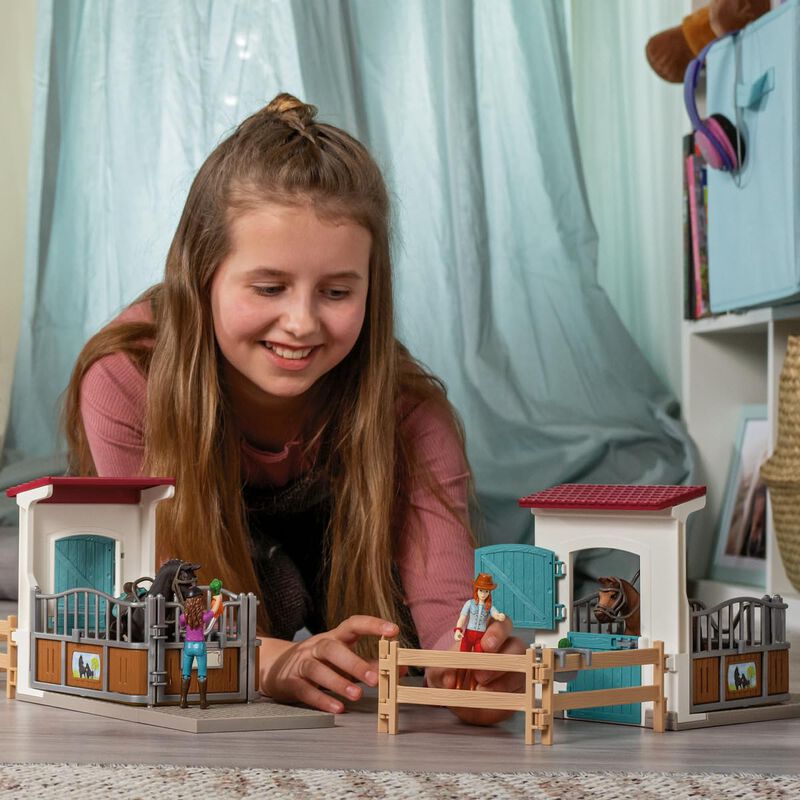 Set Schleich Horse Box Con Lisa Y Storm Horse C... image number null