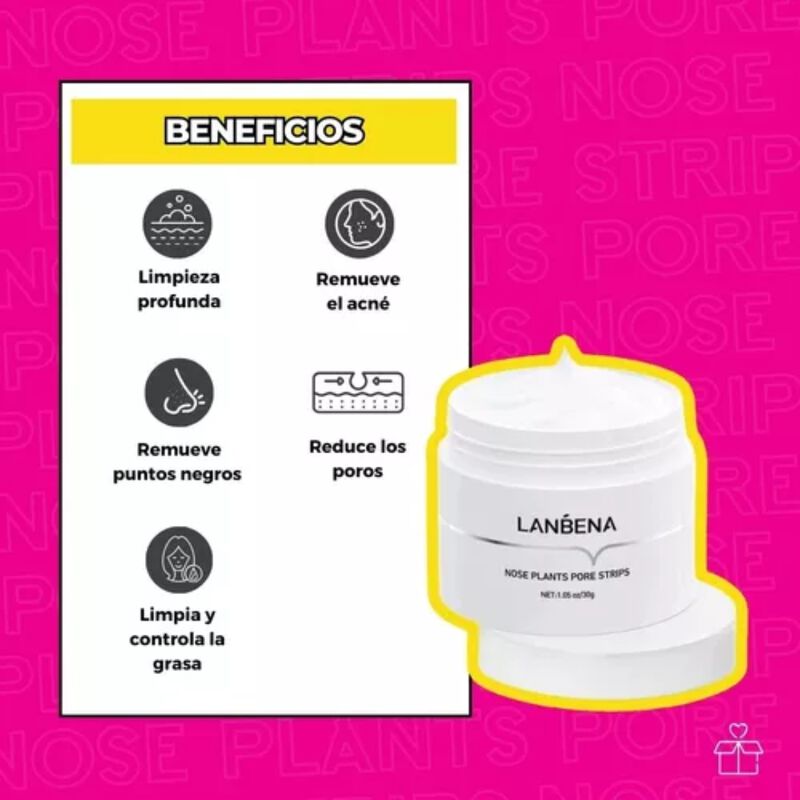 D&uacute;o de Mascarillas Lanbena Removedor de Puntos ... image number null