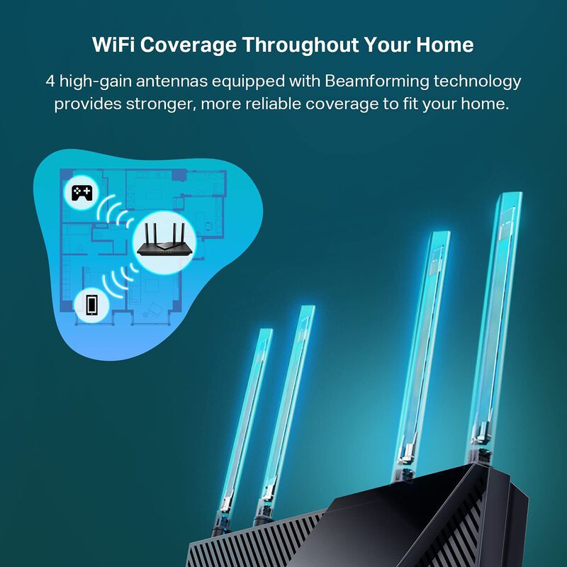Router Wifi 6 Tp-link Archer Ax55 Ax3000 2402 M... image number null