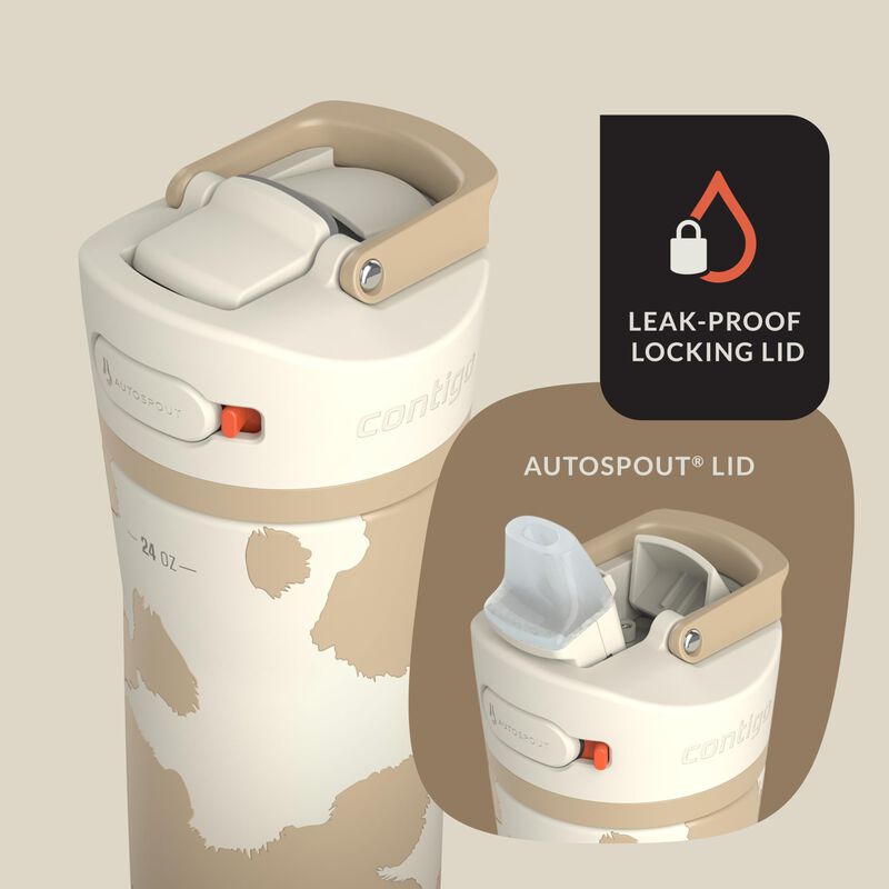 Botella De Agua Contigo Ashland Chill 2.0 Oatmi... image number null
