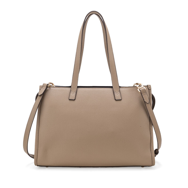 Bolsa Satchel Grande Con Herraje Color Camel image number null