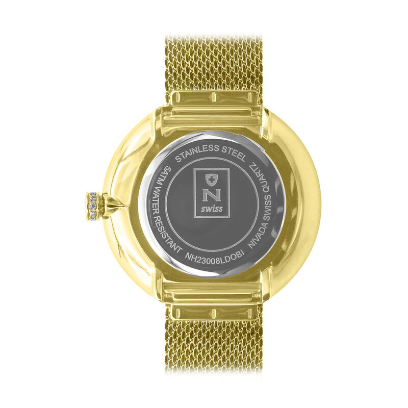 Reloj Nivada Fashion Dama. Dor /Dor Malla Carat... image number null