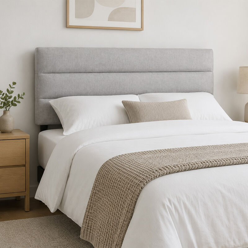 Cabecera Individual Dicasa Logan Gris image number null