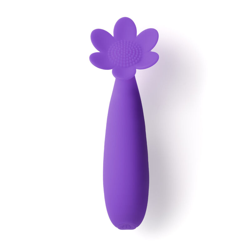 MASAJEADOR FEMENINO VIBRADOR FLOR MAGGIE MORADO image number null