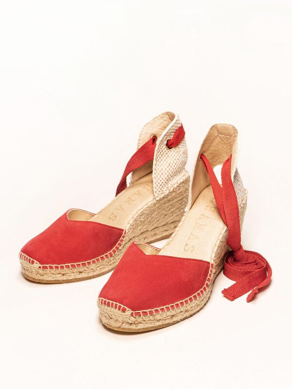 Alpargatas de Cu&ntilde;a Media Romero Rojo image number null