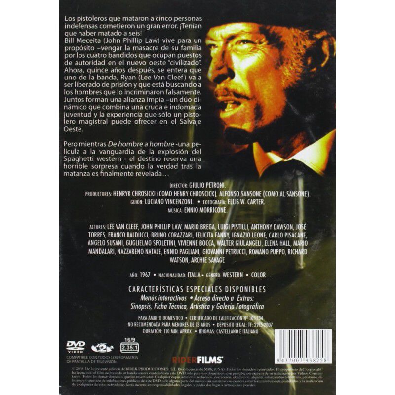 De Hombre A Hombre [internacional] [dvd] image number null