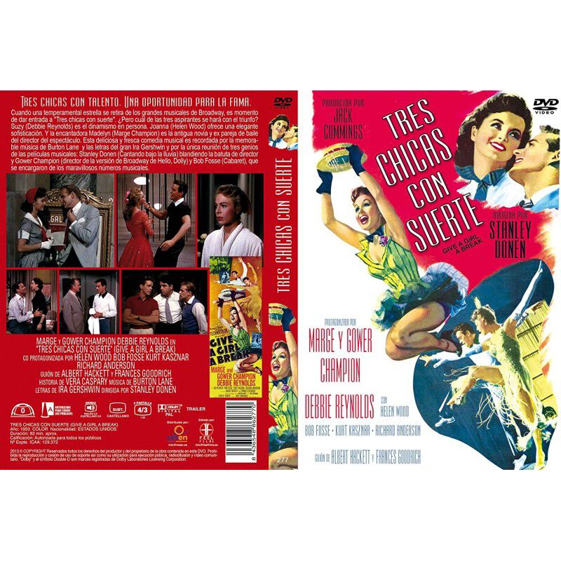 Tres Chicas Con Suerte Dvd Con Libreto 32 Pags image number null