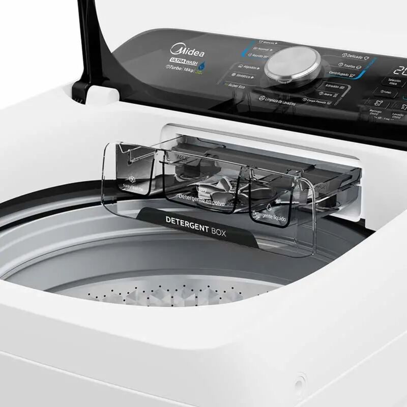 Lavadora Autom&aacute;tica Midea Ma512w18/w 18 Kilos B... image number null