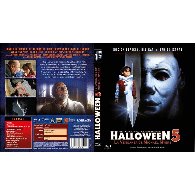 Halloween 5- La Venganza De Michael Myers [blu-... image number null