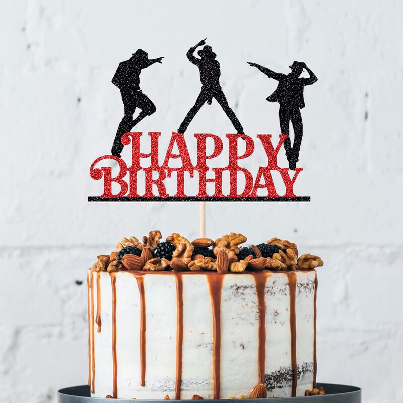 Adorno Para Pastel Naicaek Dance King Cumplea&ntilde;o... image number null