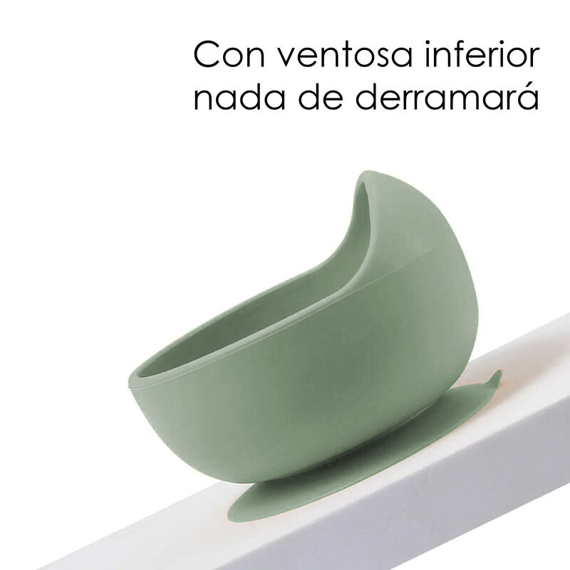 Juego de babero y accesorios de silicón Aquila ... image number null