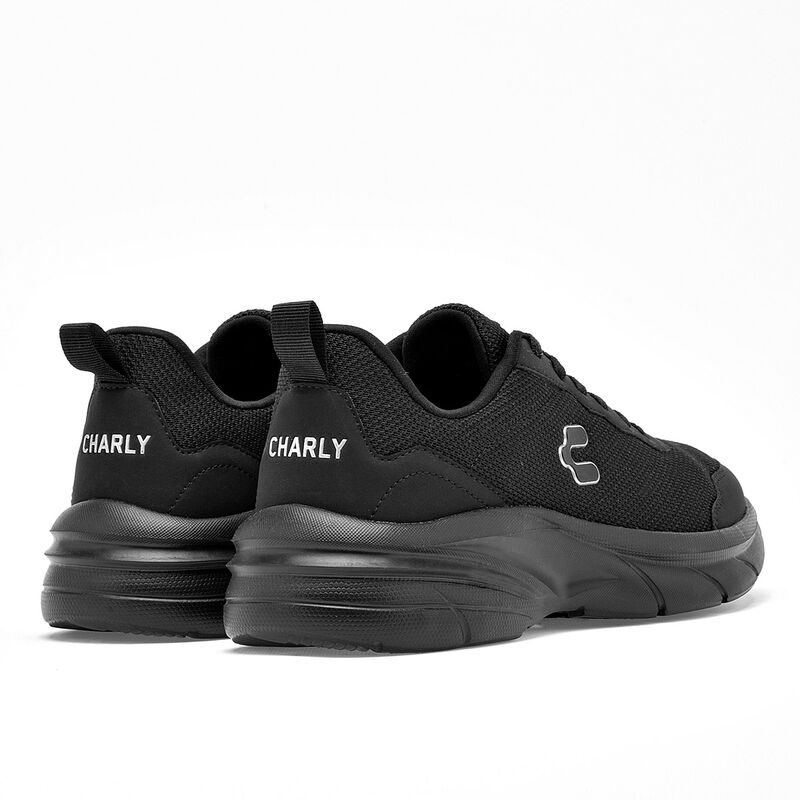 Charly tenis deportivo para hombre negro cod 13... image number null