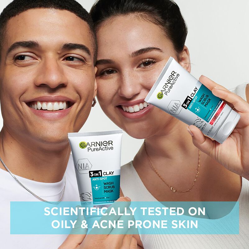 Limpiador, Exfoliante Y Mascarilla Garnier Skin... image number null