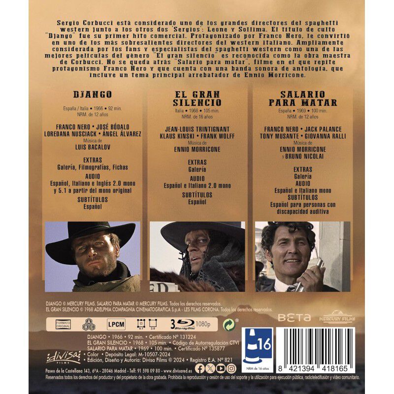 Django + El Gran Silencio + Salario Para Matar ... image number null