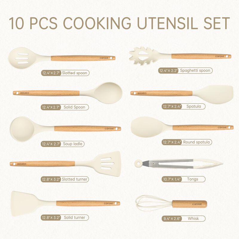 Juego De Utensilios De Cocina Carote Silicone 1... image number null