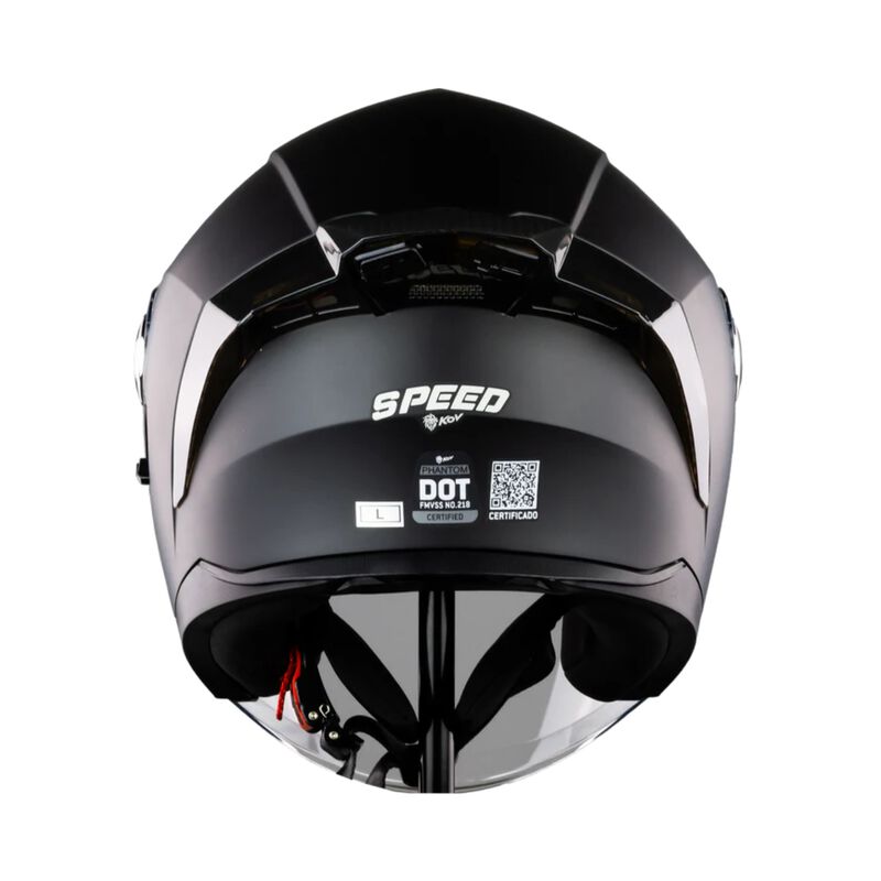 Casco Kov Phantom Negro Mate Led Xl image number null