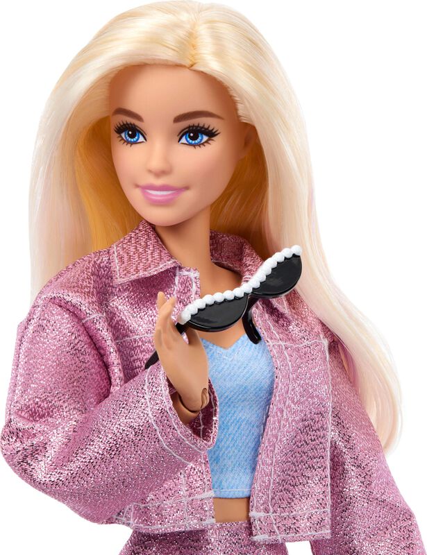Mu&ntilde;eca Barbie Deluxe Style Con Falda Y Chaqueta... image number null