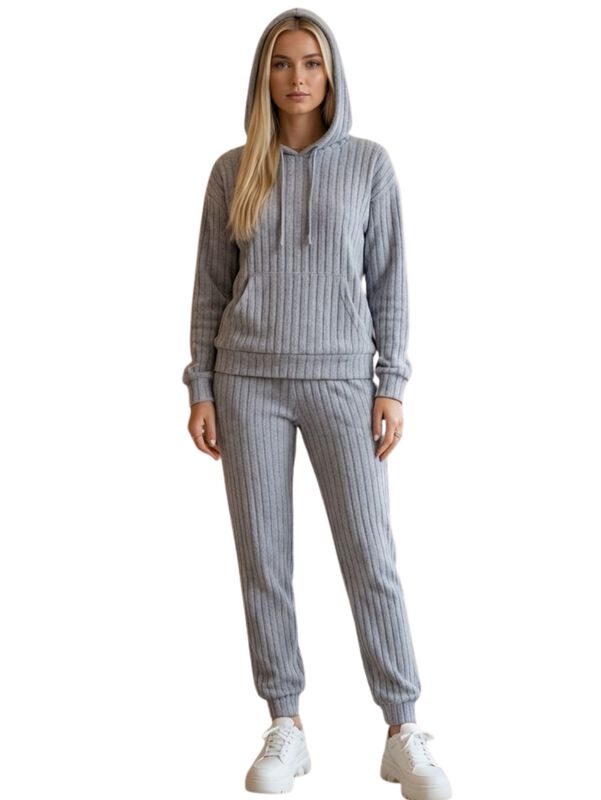 Conjunto Mujer 2 Piezas Sudadera y Pants Jogger... image number null