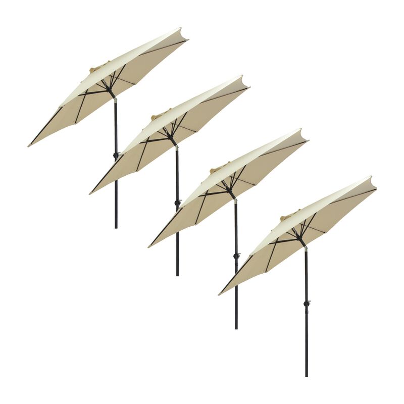 Sombrilla Jardin Playa 2.7 Metros Kit 4 Piezas ... image number null