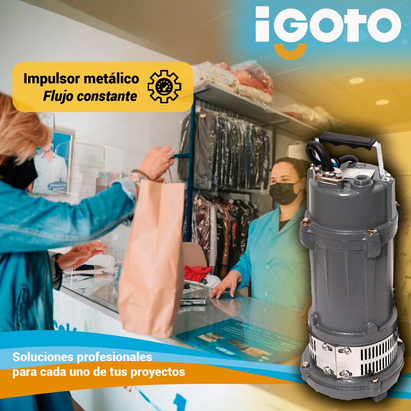 Igoto Qdx1.5-25-0.55t Bomba Sumergible Agua 3/4... image number null