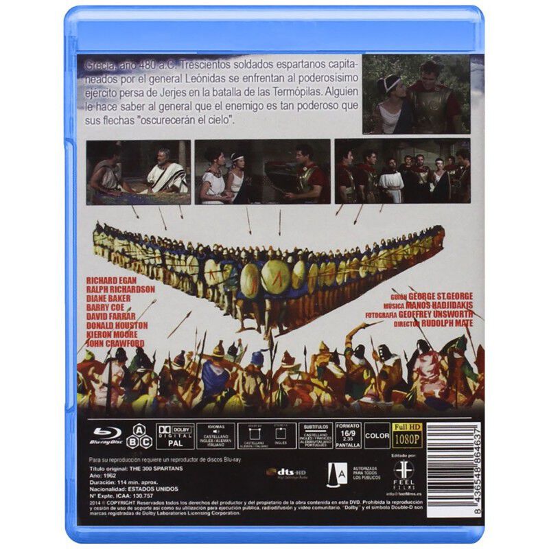 El Le&oacute;n De Esparta [blu-ray.] (1962) The 300 Sp... image number null