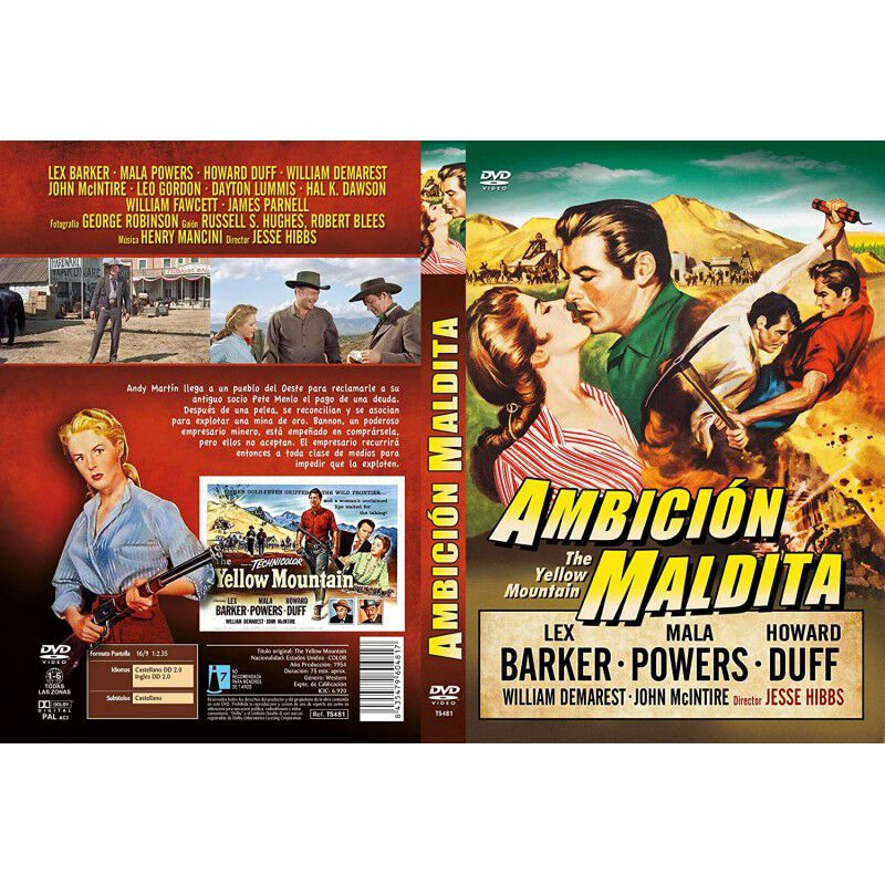 Ambici&oacute;n Maldita [dvd] (1954) The Yellow Mounta... image number null