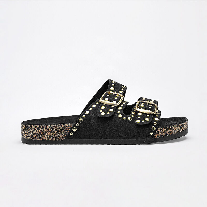 Moramora sandalia piso para mujer negro cod 141... image number null