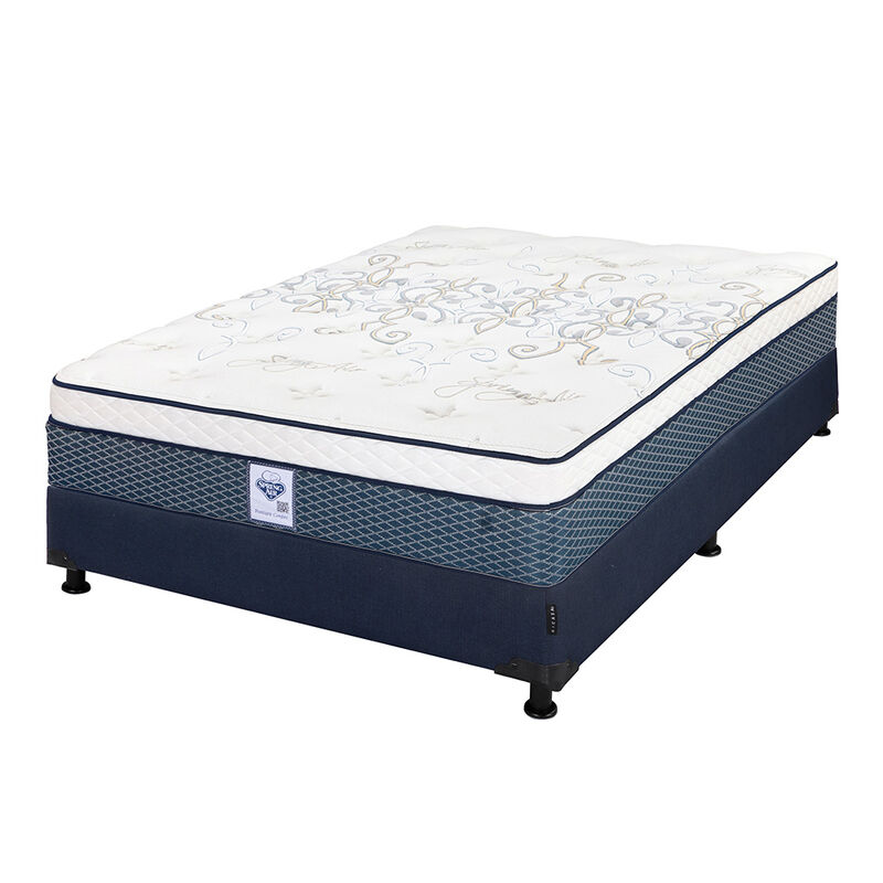 Colch&oacute;n Queen Size Cantabria + Box + 1 Juego De... image number null