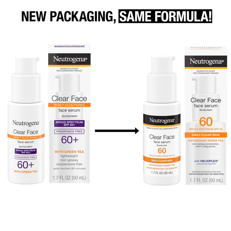 Crema Solar Neutrogena Clear Face Serum Spf 60 ... image number null
