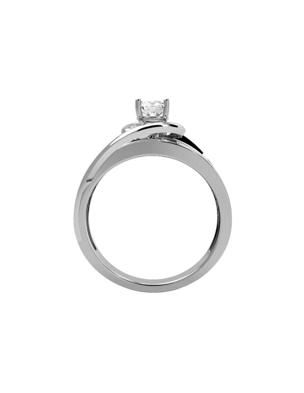 Anillo de Compromiso de 14K con Diamante de Lab... image number null