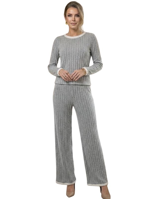 Conjunto 2 Piezas Blusa Manga Larga Y Pantal&oacute;n ... image number null