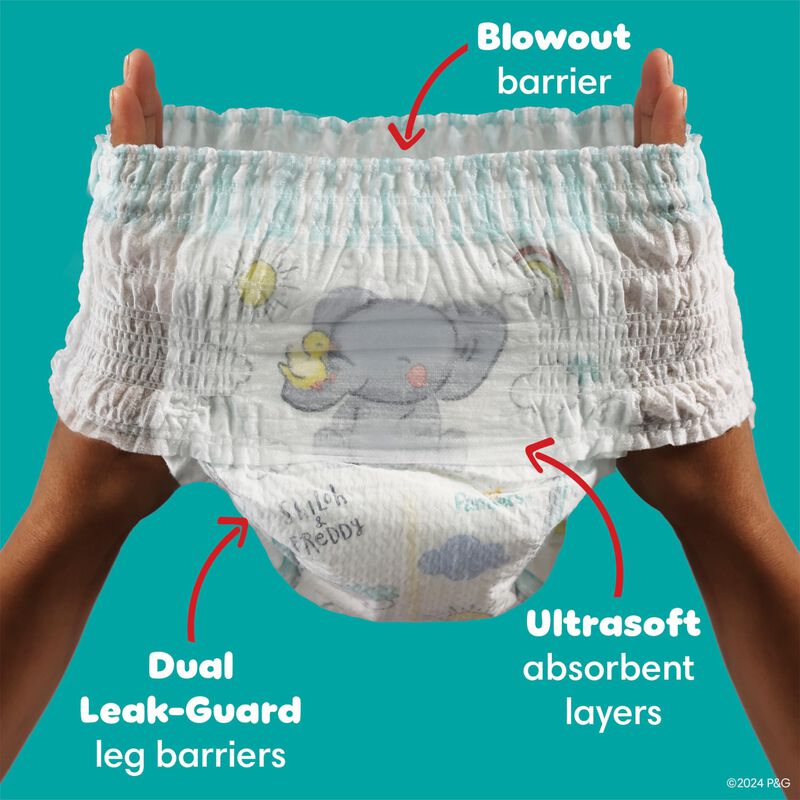 Pa&ntilde;ales Pampers Swaddlers 360, Talla 4, 132 Uni... image number null