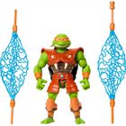 Figura Michelangelo Turtles of Grayskull TMNT X MOTU Articulada 15 cms